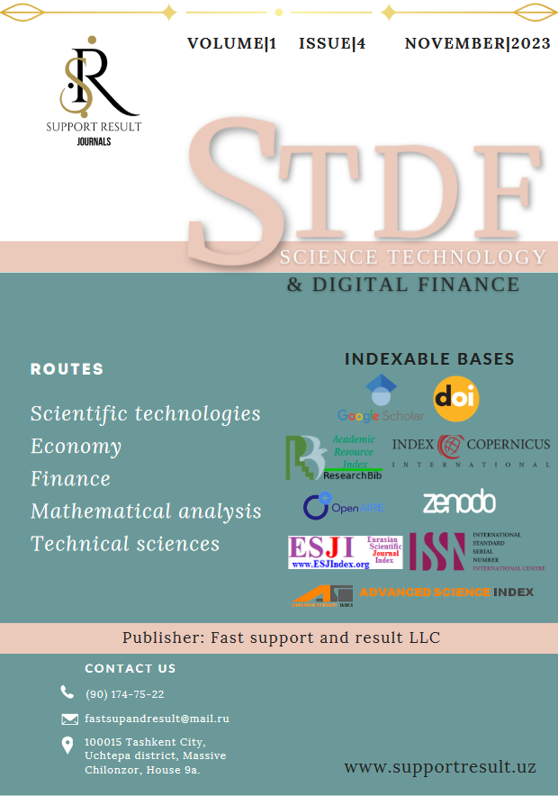 					View Vol. 1 No. 4 (2023): Science technology&Digital finance
				